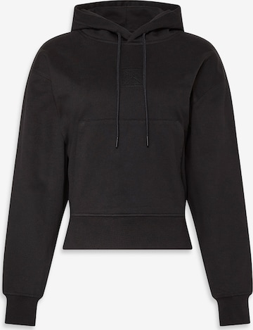 Sweat-shirt Calvin Klein en noir : devant