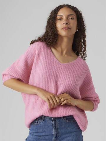 Pull-over 'JULIE 7/8' VERO MODA en rose