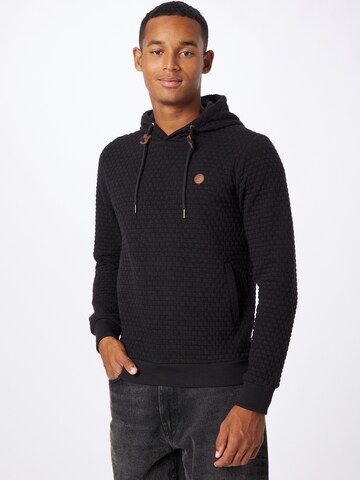 INDICODE JEANS Sweatshirt 'Adams' in Black: front