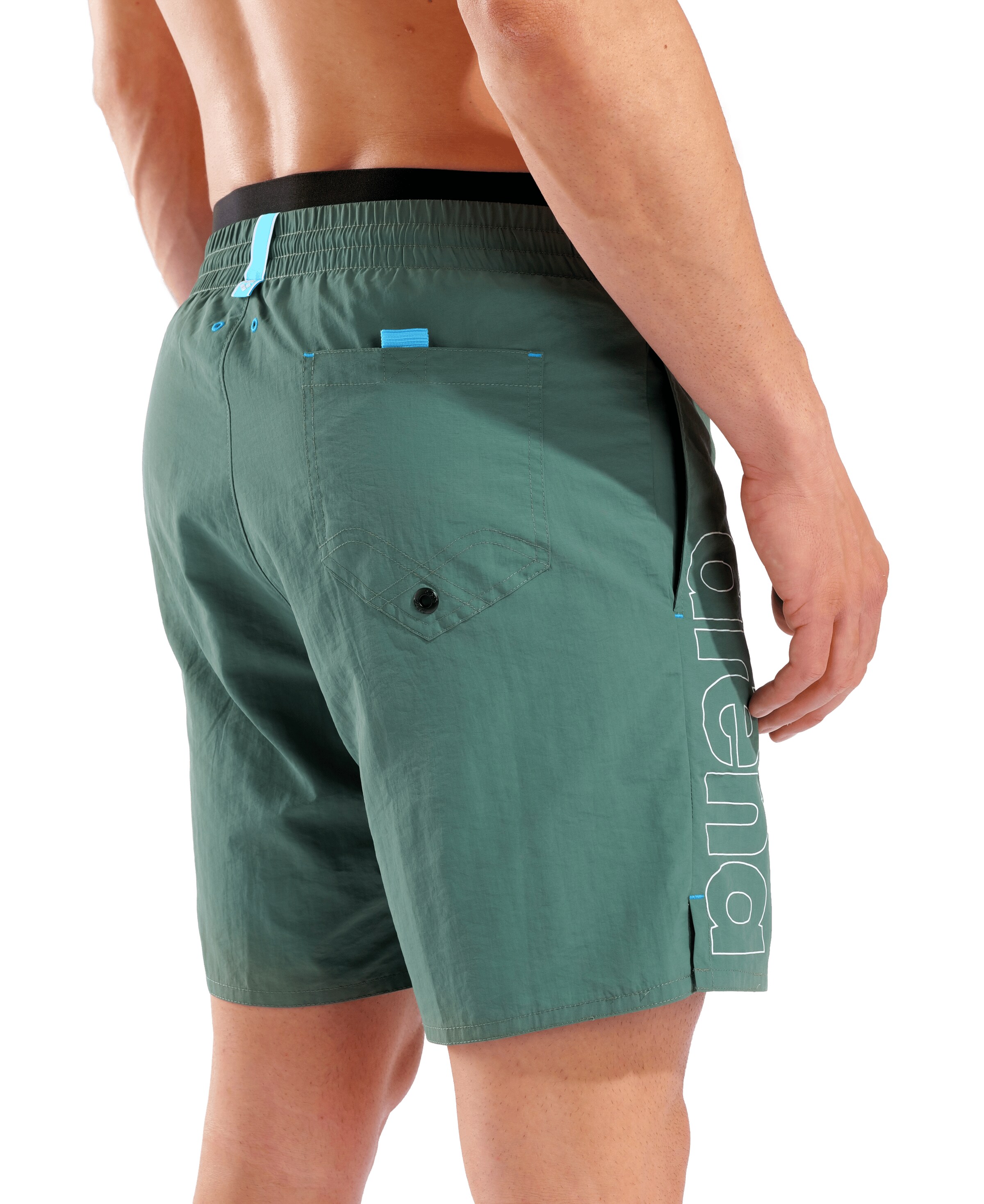 ARENA Athletic Swim Trunks in Green