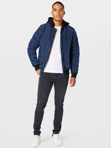 BLEND Between-season jacket in Blue