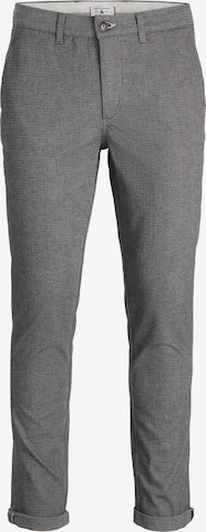 JACK & JONES Slim fit Chino trousers 'Marco' in Grey: front