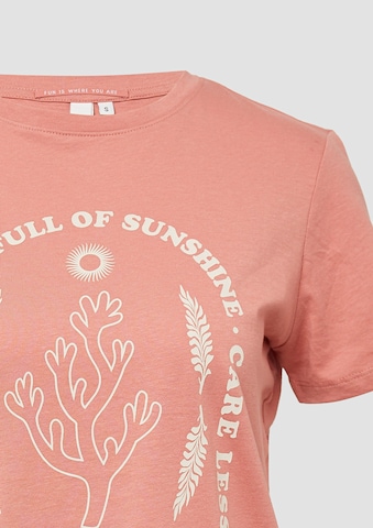 T-shirt QS en orange