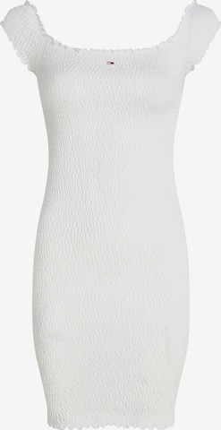 Tommy Jeans Jurk in Beige: voorkant