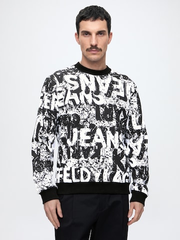 KARL LAGERFELD JEANS Sweatshirt i svart: framsida