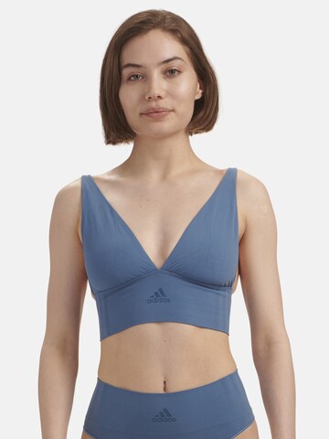 ADIDAS SPORTSWEAR Bustier Sport bh ' Sport Active ' in Blauw: voorkant