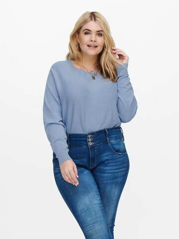 Pull-over 'HEIDI' ONLY Carmakoma en bleu