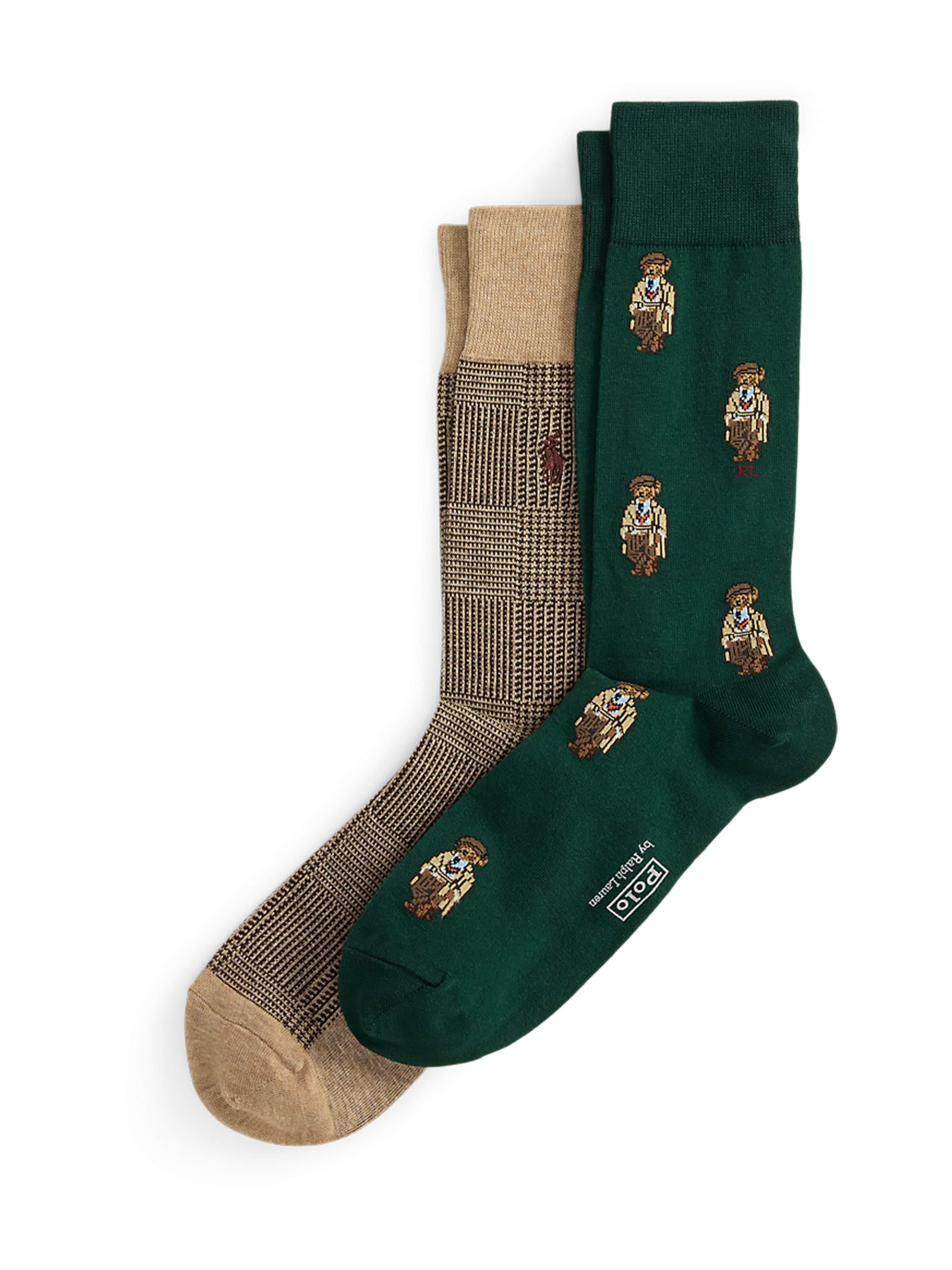 brūns Polo Ralph Lauren Zeķes: no priekšpuses