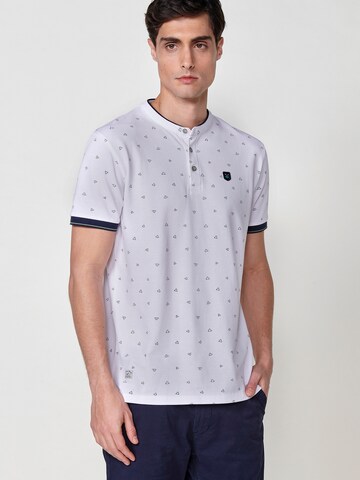 T-Shirt KOROSHI en blanc : devant
