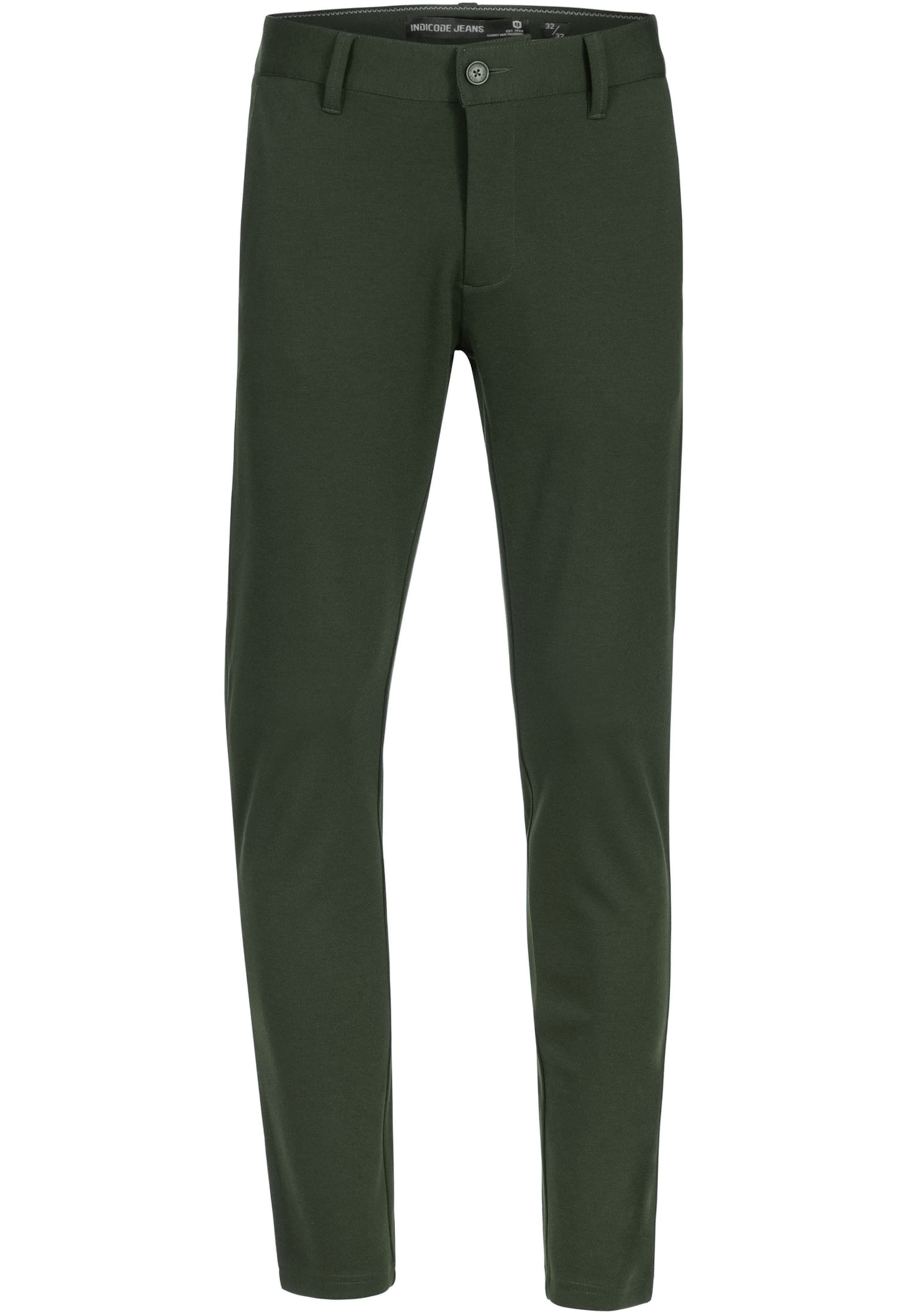 JEFF Chino 'Ezra' in Groen: voorkant