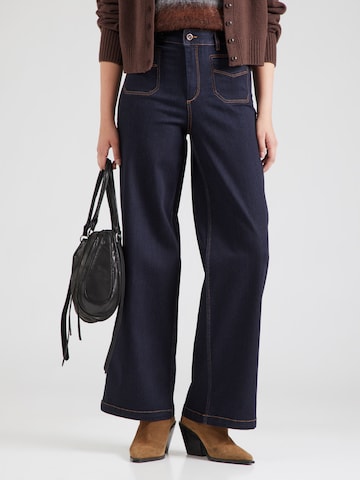 évasé Jean 'MMColette Deluxe' MOS MOSH en bleu : devant