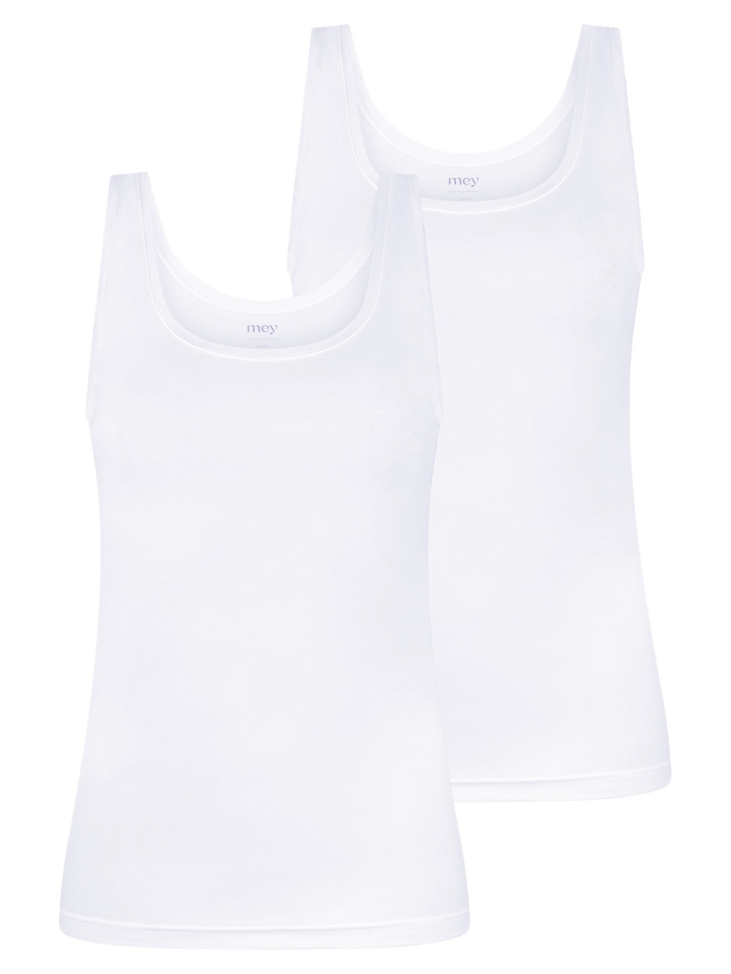 Mey Unterhemd 'Cotton'‌‌‌‌‌‌‌‌‌ in Weiß: Vorderseite