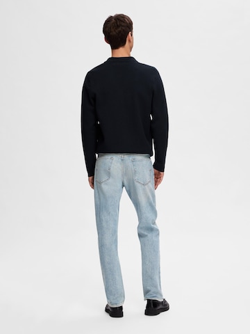 Regular Jeans de la SELECTED HOMME pe albastru