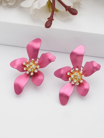 AVANT-GARDE PARIS Earrings 'Elenama' in Pink: front