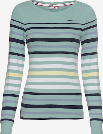 KangaROOS Shirt in Grün: Vorderseite