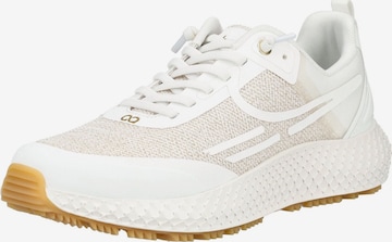 Sneaker bassa di Tenhaag in bianco: frontale