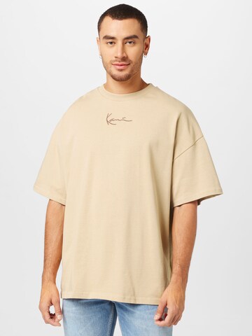 Karl Kani T-Shirt in Beige: predná strana