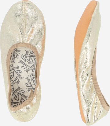 BECK Ballet Flats in Gold