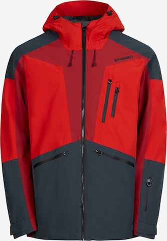 Fundango Udendørsjakke 'Rigel ECO' i rød: forside