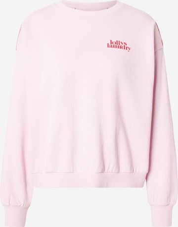 Lollys LaundrySweater majica 'Sydney Sunset' - roza boja: prednji dio