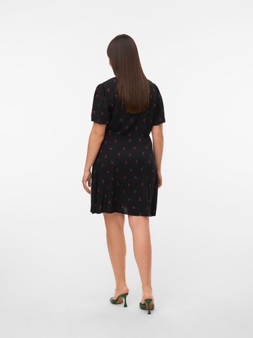 Robe-chemise 'VMCalba' Vero Moda Curve en noir