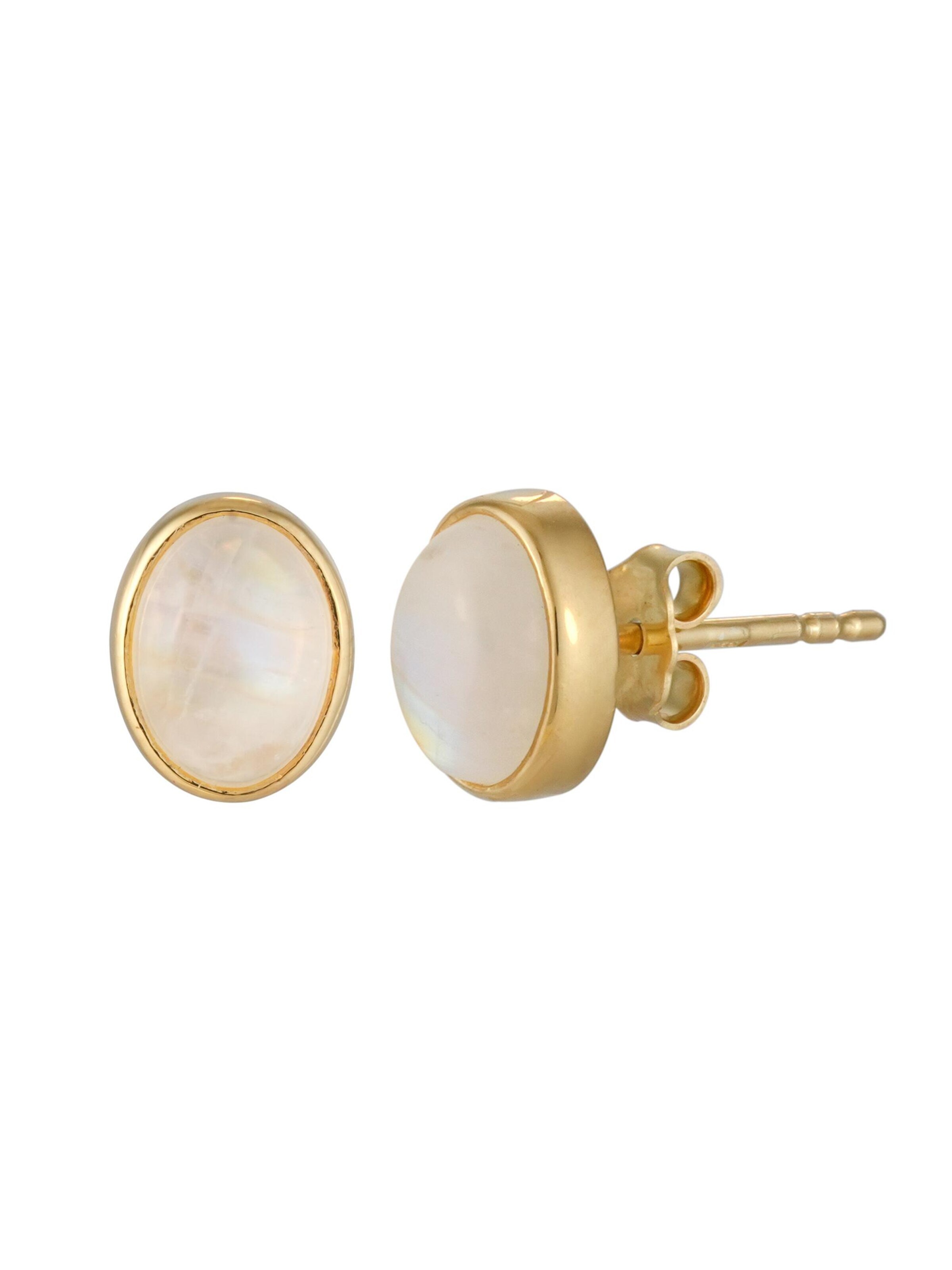 Cavill Earrings in Gold: front