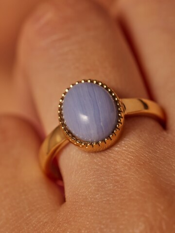 Lucardi Ring in Goud: voorkant