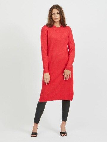 Robes en maille VILA en rouge