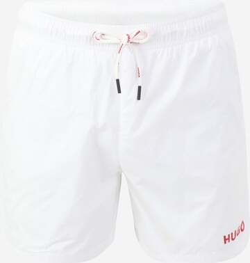 Pantaloncini da bagno 'HAITI' di HUGO in bianco: frontale