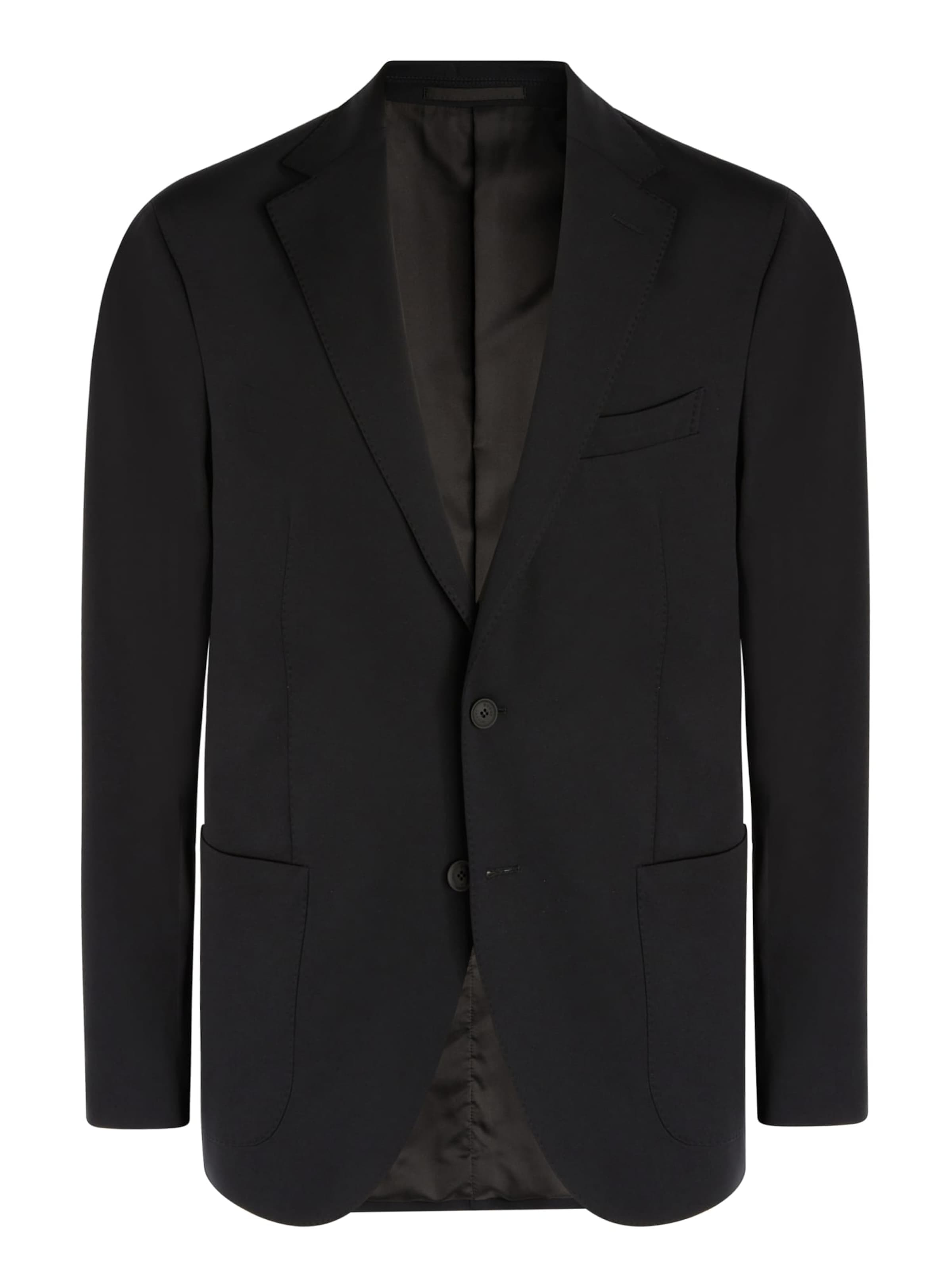 Boggi Milano Businesskavaj i svart: framsida