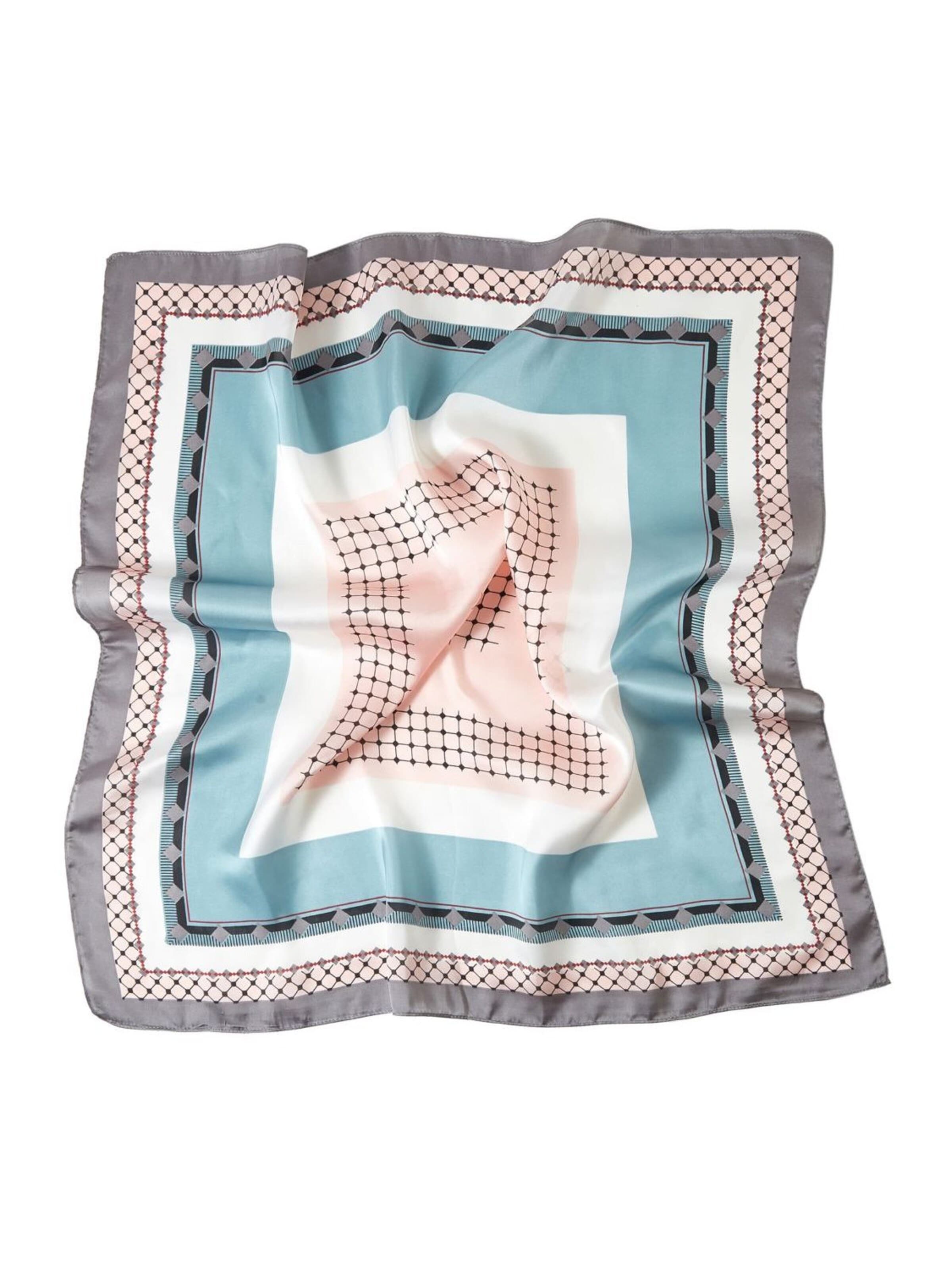 alberto cabale Schal 'Petit carré de Soie Mixpoint Cléo'‌‌‌‌ in Pink: Vorderseite