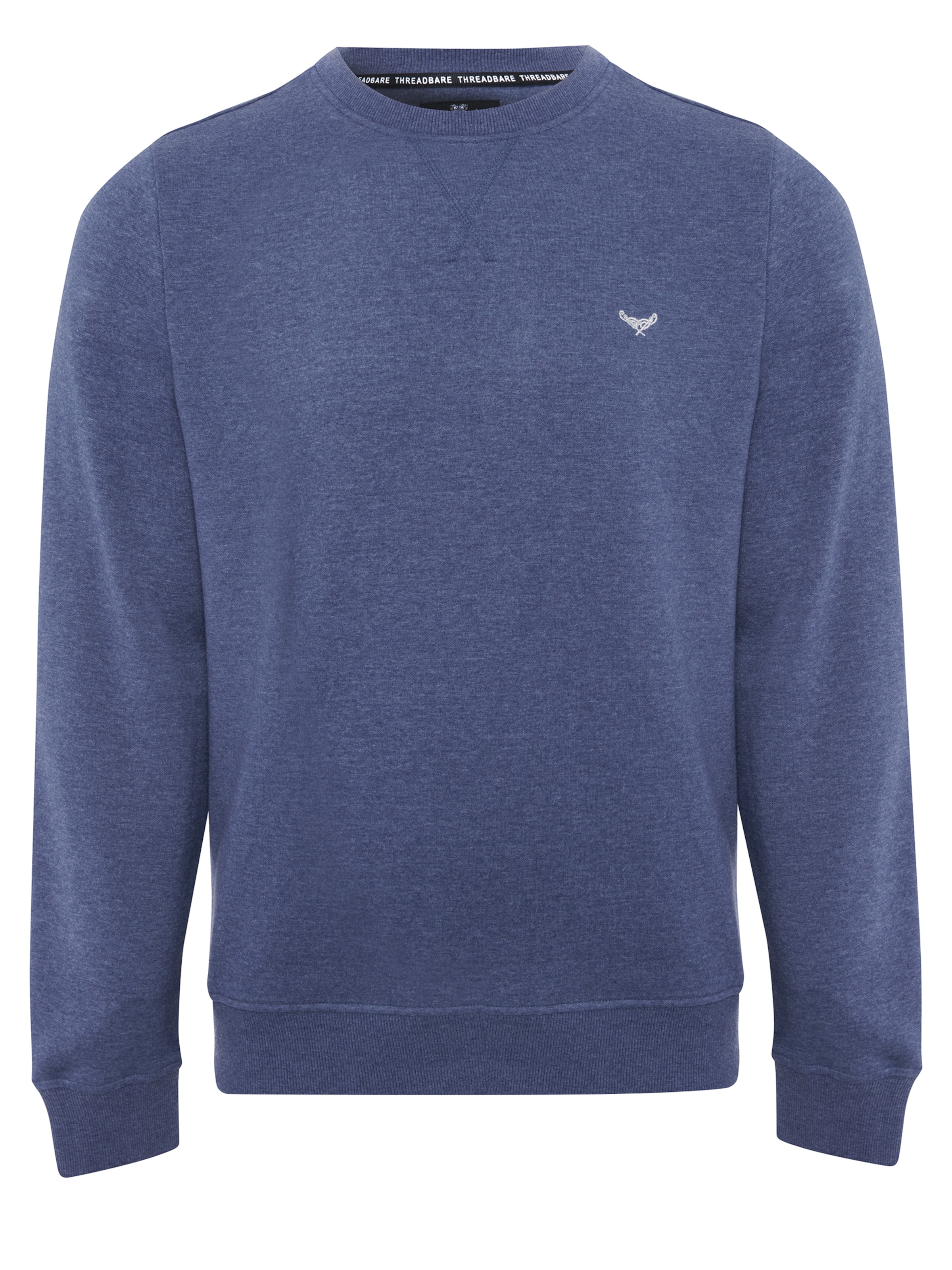 Threadbare Sweatshirt 'Satsuma' in Blau: Vorderseite