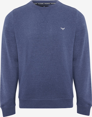 Threadbare Sweatshirt 'Satsuma' in Blue: front