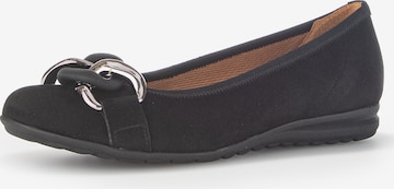 GABOR Ballet Flats in Black: front