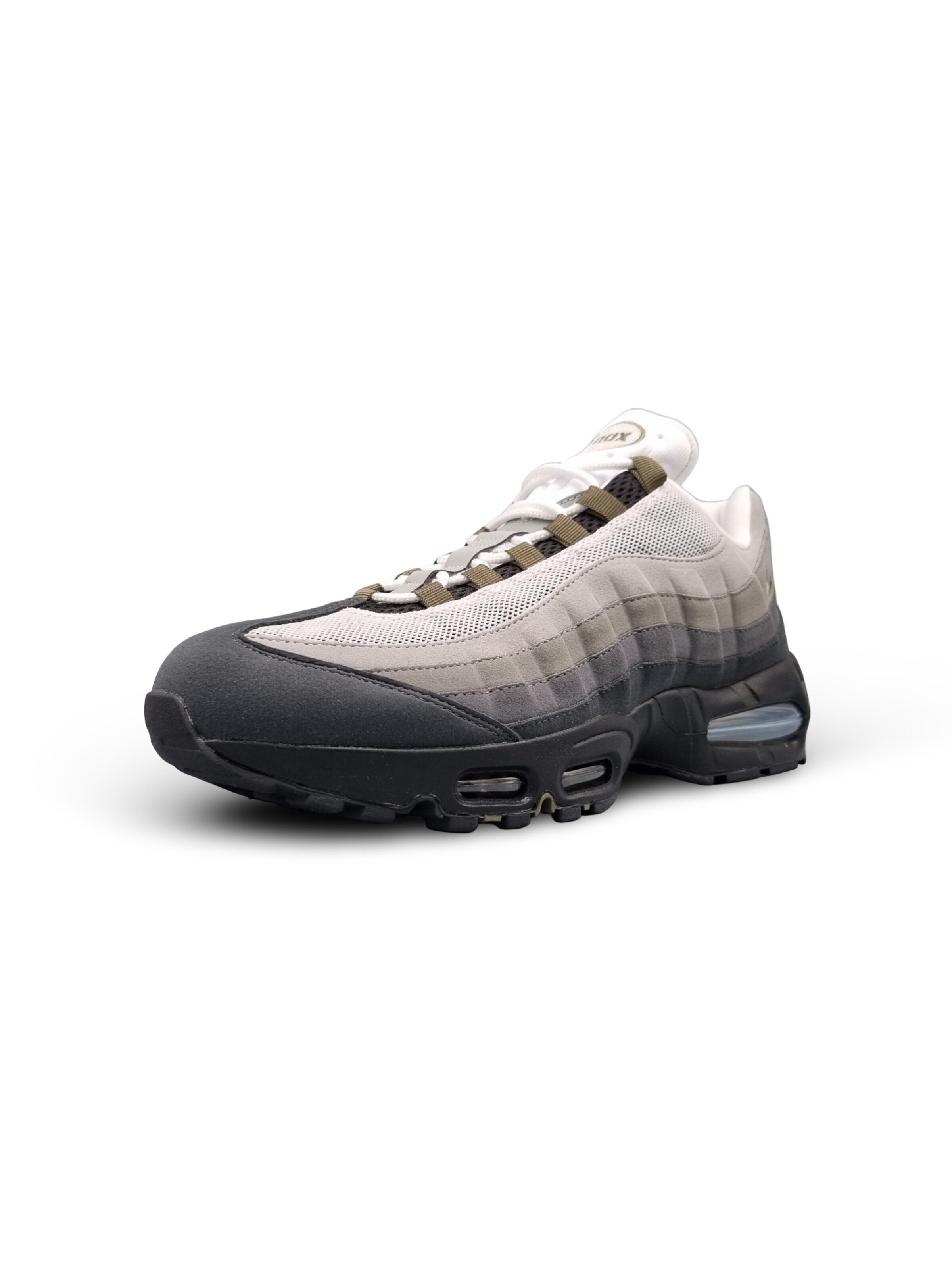 NIKE Sneakers 'Nike Air Max 95 Big Bubble Medium Olive' in Mixed colors: front
