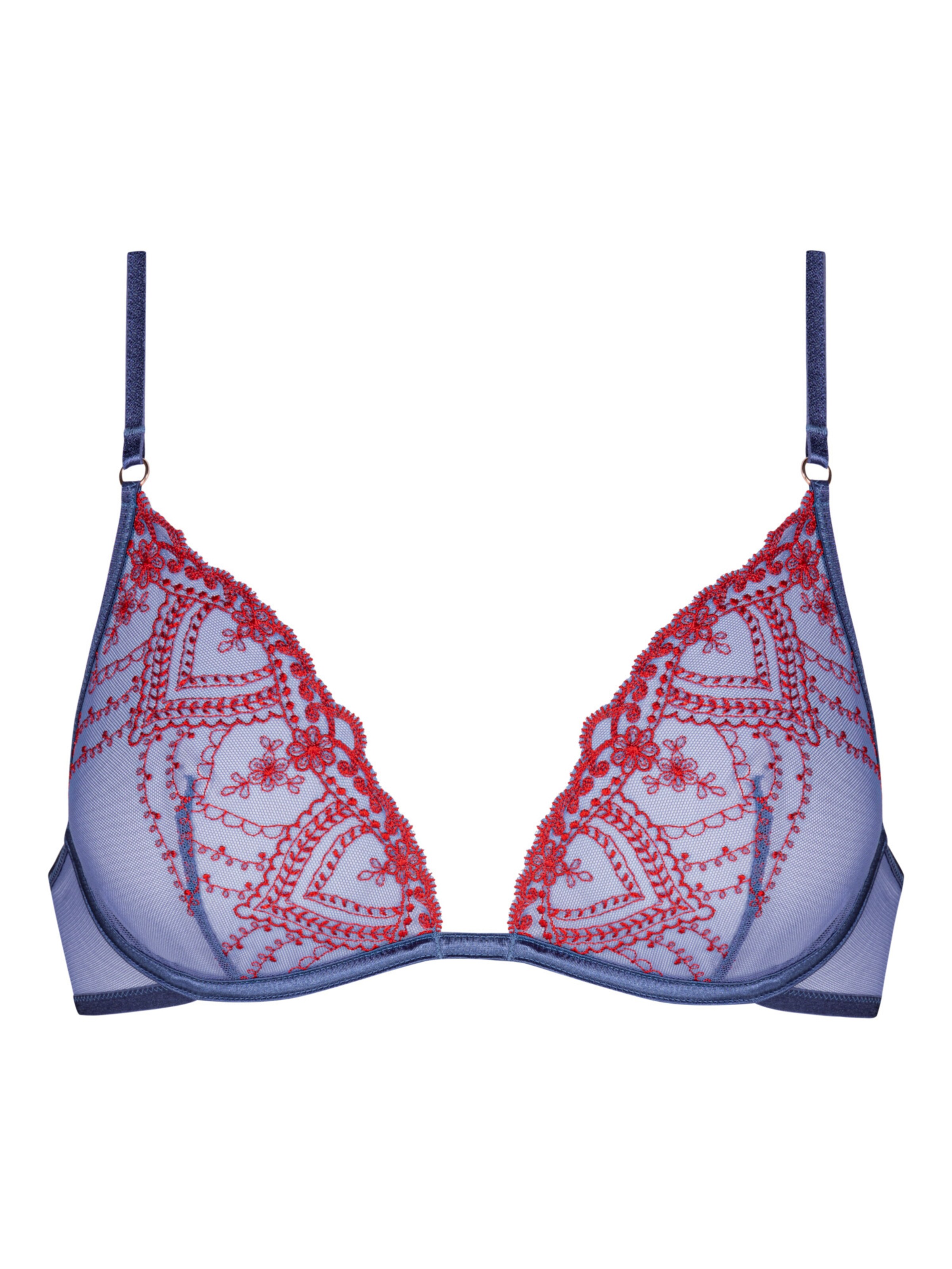 Mey Triangel BH in Blauw: voorkant