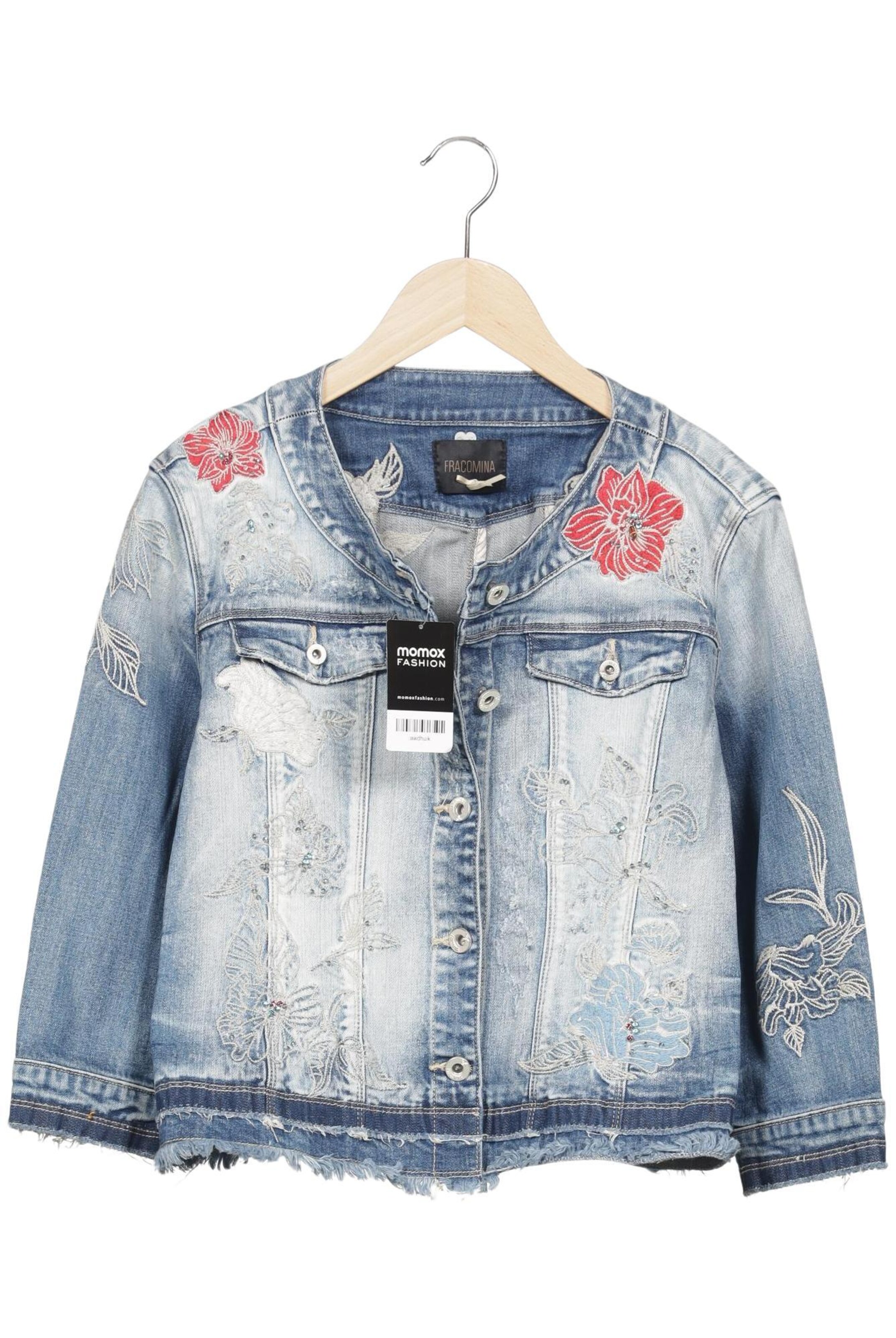 Fracomina Jacket & Coat in XL in Blue: front