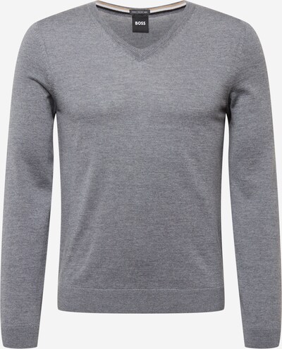 BOSS Pull-over 'Melba' en gris chiné, Vue avec produit