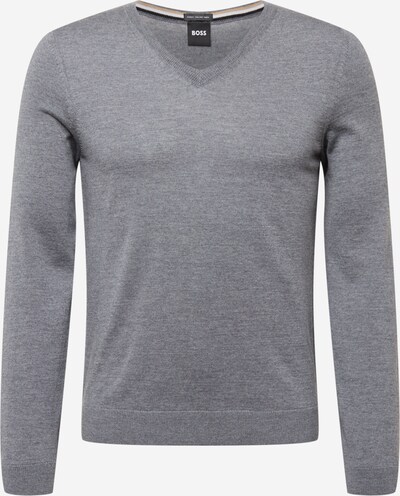 BOSS Black Sweater 'Melba' in mottled grey, Item view