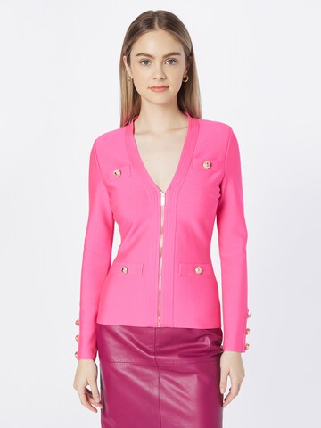 Giacchetta di Karen Millen in rosa: frontale