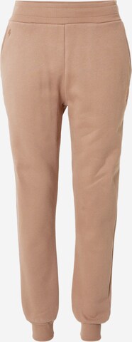 Ocay Tapered Trousers in Brown: front