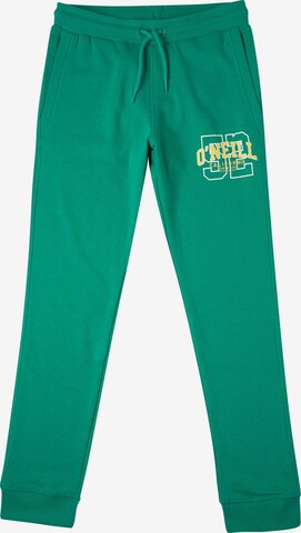 Tapered Pantaloni sportivi di O'NEILL in verde: frontale