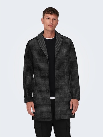 Cappotto di mezza stagione 'ONSJAYLON' di Only & Sons in grigio: frontale