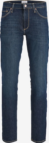 JACK & JONES Slimfit Farkut 'JJIClark JJEvan' värissä sininen: etupuoli