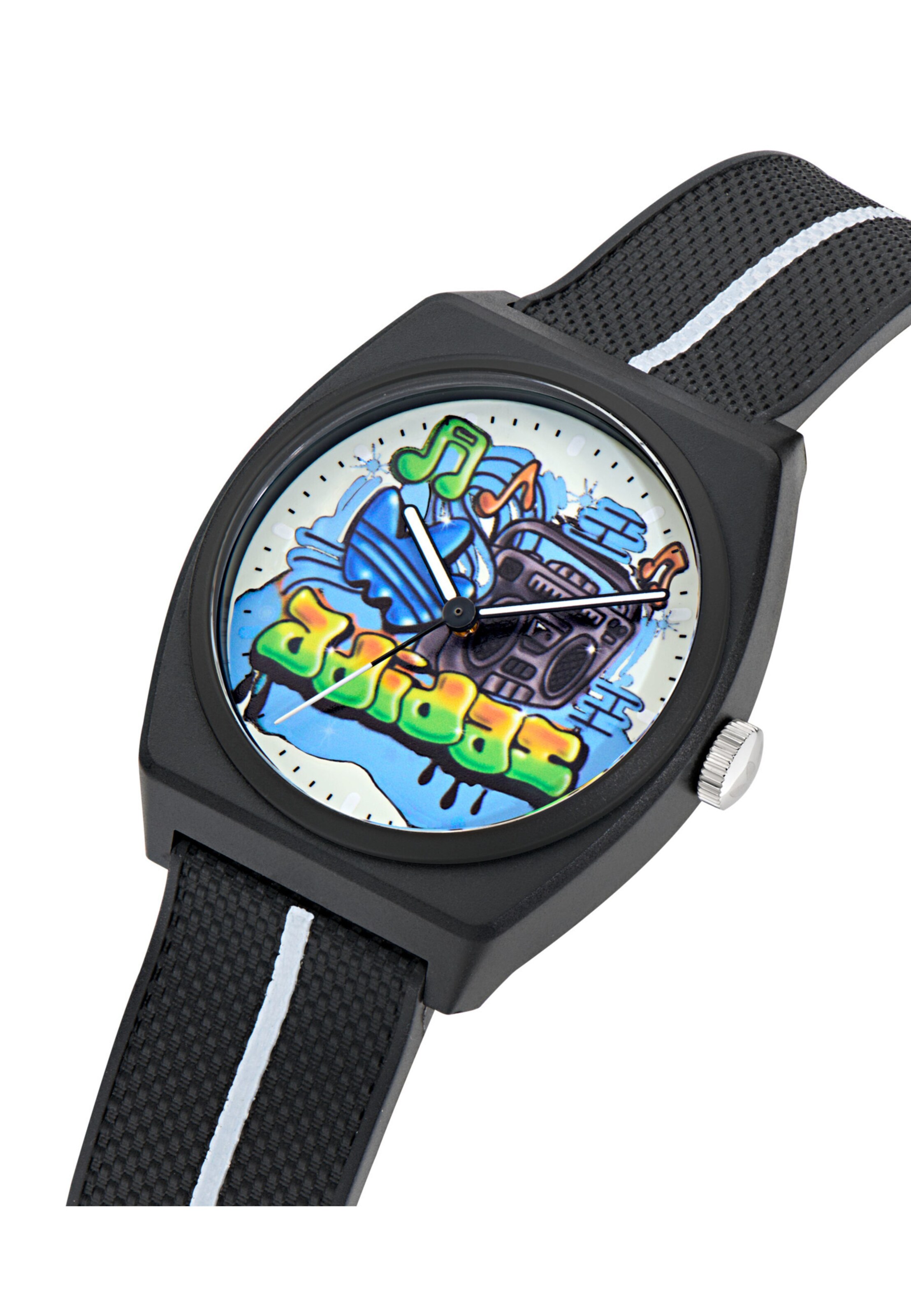 ADIDAS ORIGINALS Uhr 'Project Two' in Schwarz