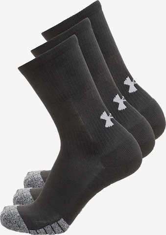 Chaussettes de sport UNDER ARMOUR en noir