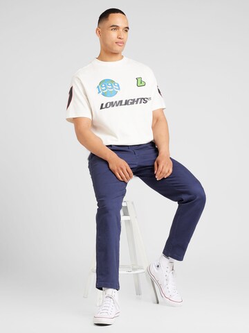 TOPMAN Tapered Bandplooibroek in Blauw