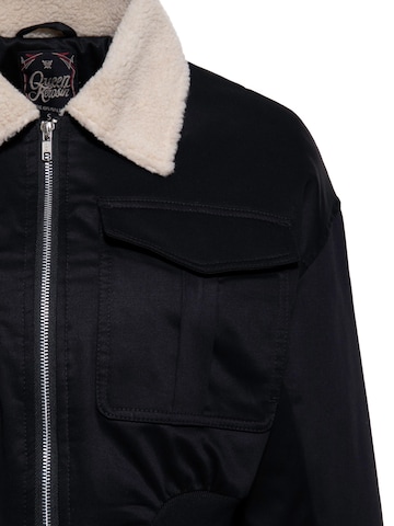 Queen Kerosin Between-Season Jacket in Black