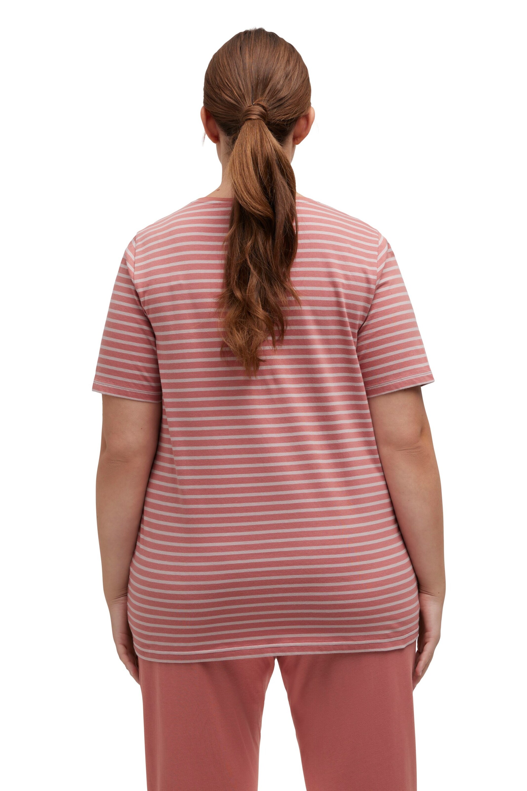 Ulla Popken Slaapshirt in Rood