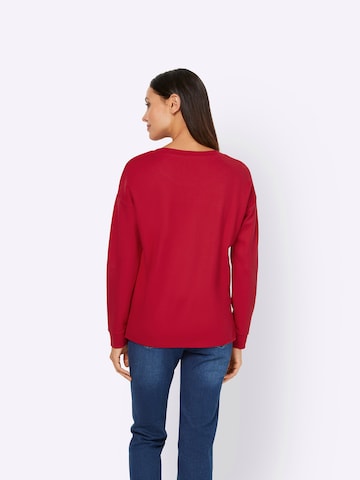 heine Sweatshirt in Rot